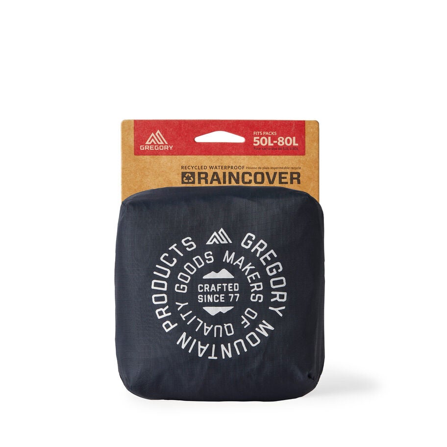 Raincover 50L-80L in the color Obsidian Black. image number 2